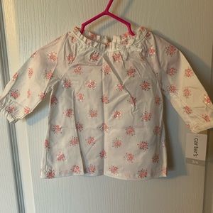 Carter’s baby girl flower top